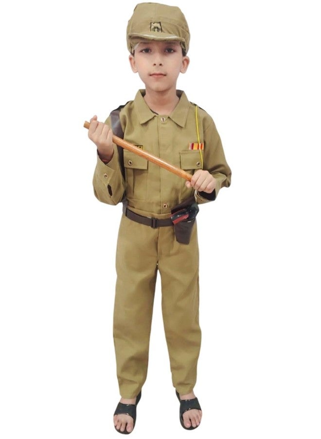 BookMyCostume Police Dress for Kids | 7 Pcs Set Police Uniform Costume - Professionals & Helpers Theme | Ideal for Fancy Dress, Role Play, Independence Day & School Events | 5-6 Years - Image 3